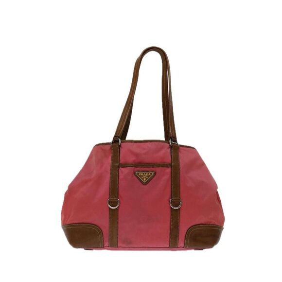 Pre Loved Prada Tessuto Women Pink Tote Bags - Picture 2 of 8